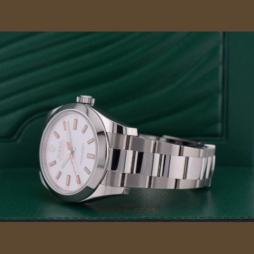 116400  white dial - Rare green card 2021 - new