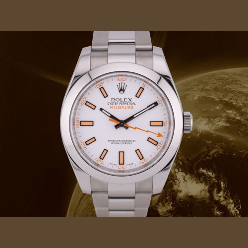 116400  white dial - Rare green card 2021 - new