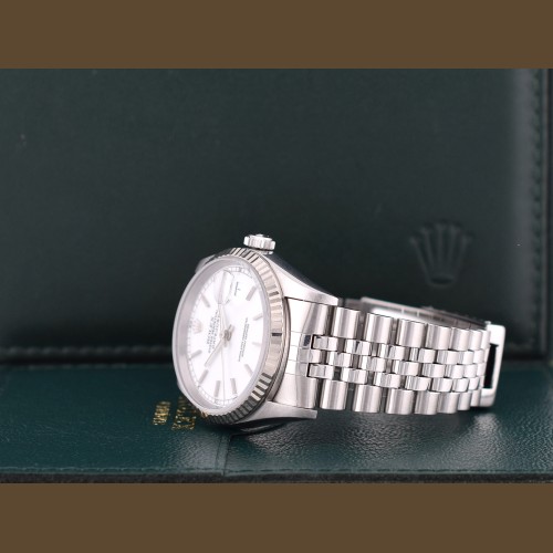 16234 36mm White Dial Box-Paper 1998