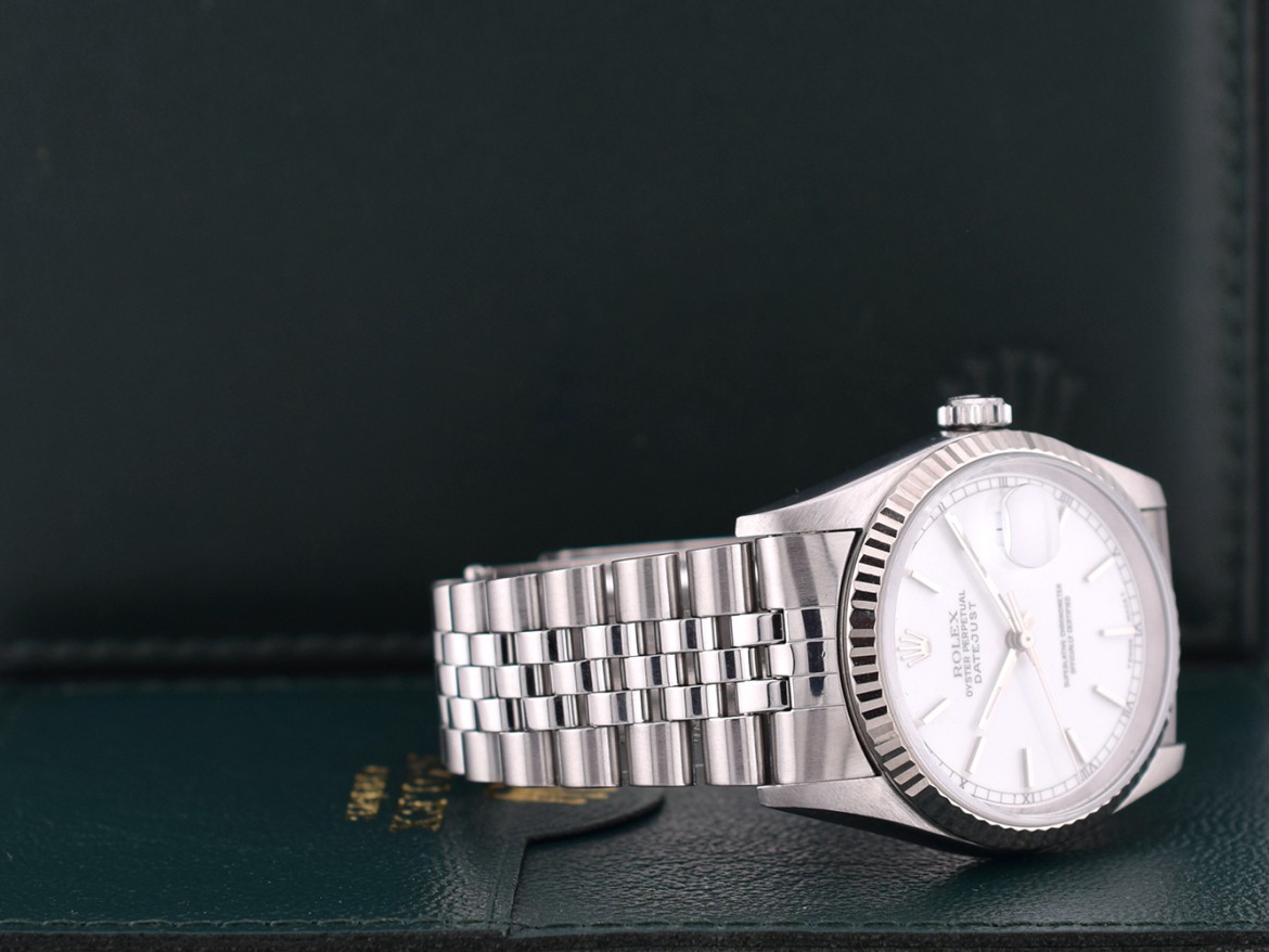 16234 36mm White Dial Box-Paper 1998