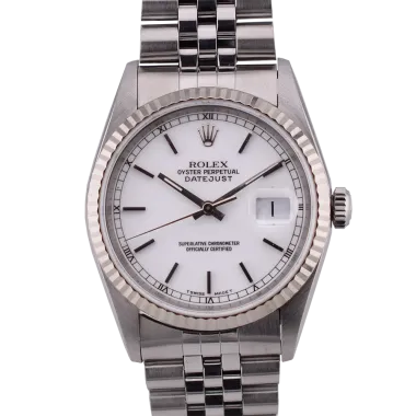 16234 36mm White Dial Box-Paper 1998