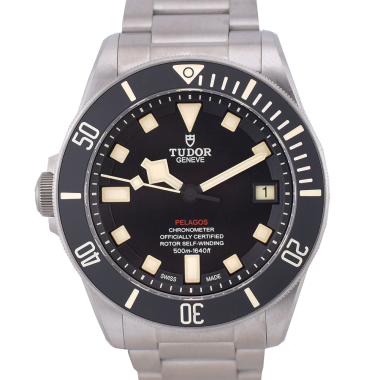 25610TNL LHD Titanium Black Dial 42mm Full Set - New 2025