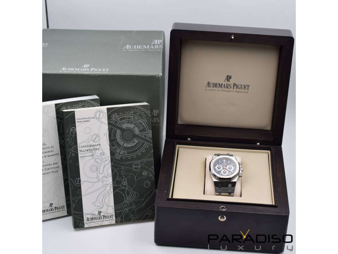 Chronograph - FULL SET LIKE NEW BLU DIAL