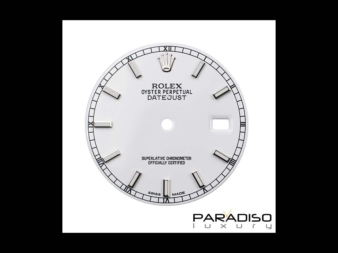 Dial for 116200/116234 - White index