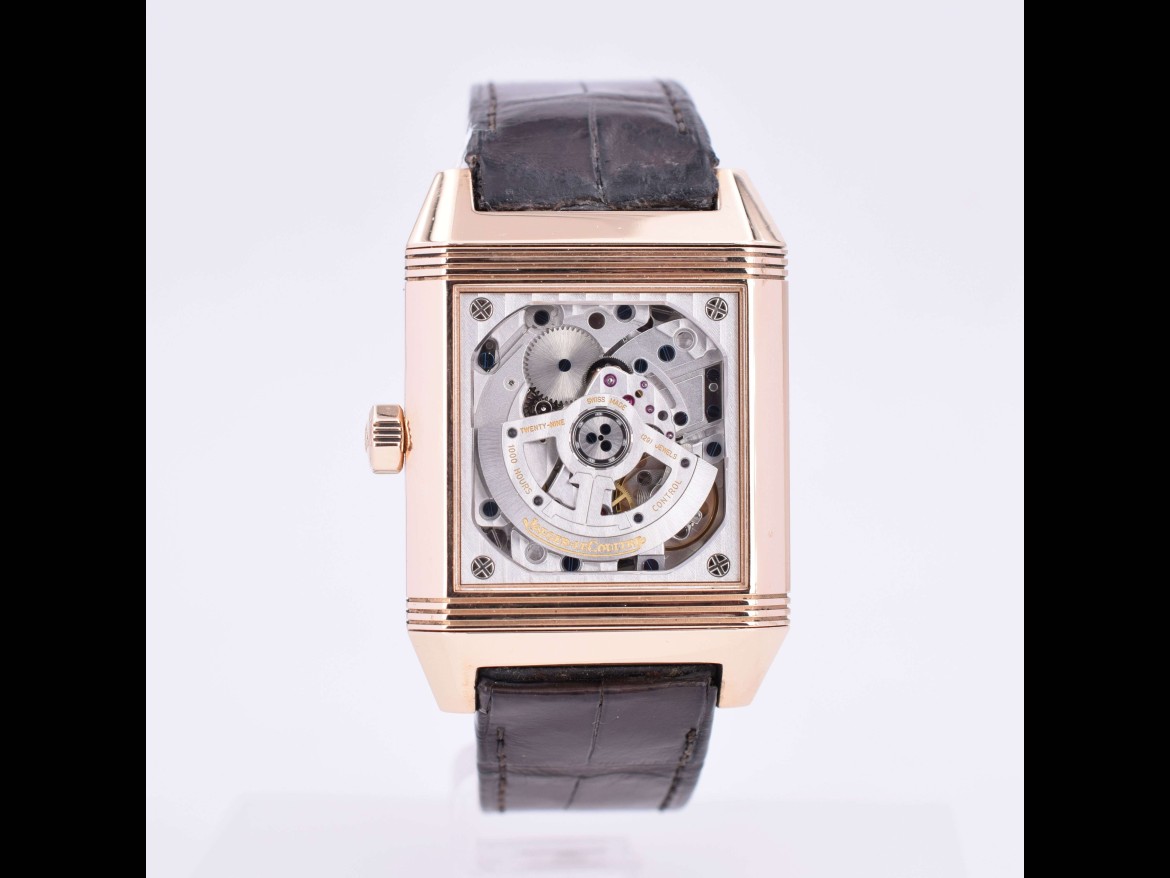 Reverso Squadra Hometime Rose Gold