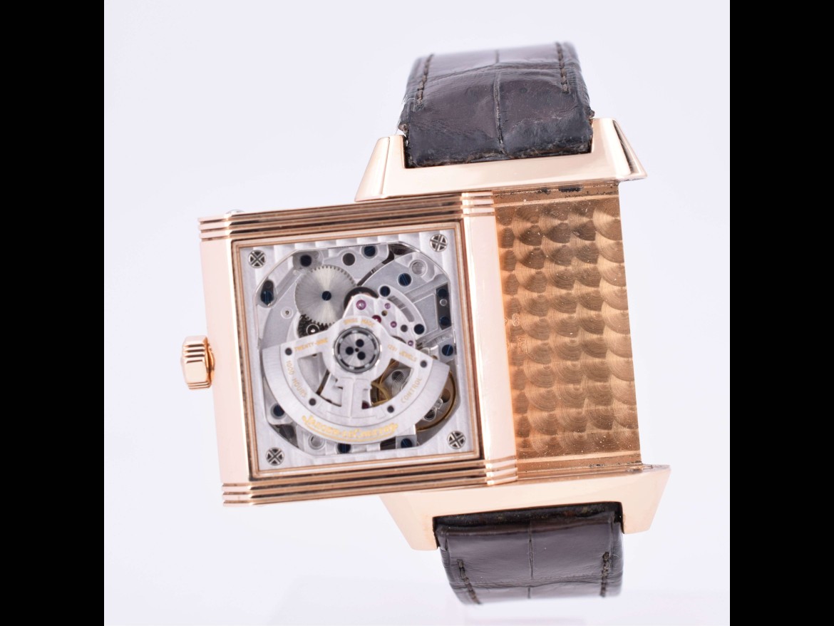 Reverso Squadra Hometime Rose Gold