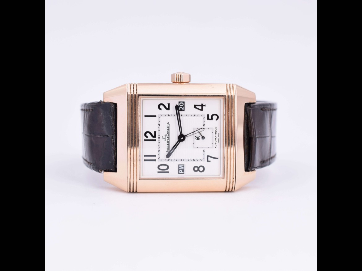 Reverso Squadra Hometime Rose Gold