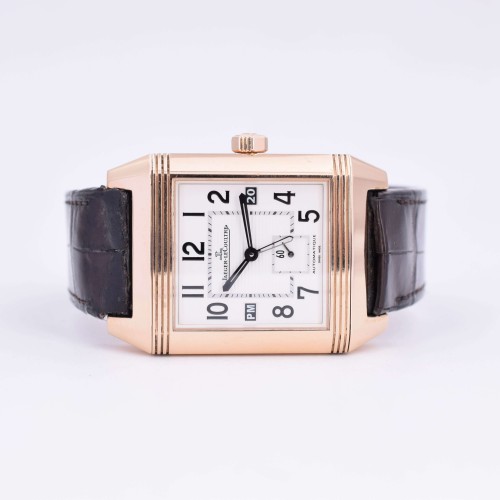 Reverso Squadra Hometime Rose Gold