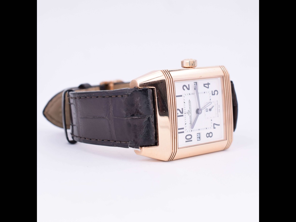 Reverso Squadra Hometime Rose Gold
