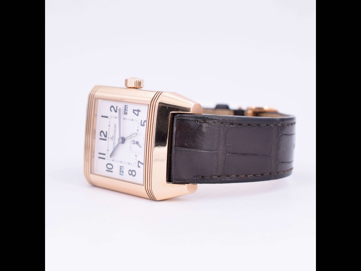 Reverso Squadra Hometime Rose Gold