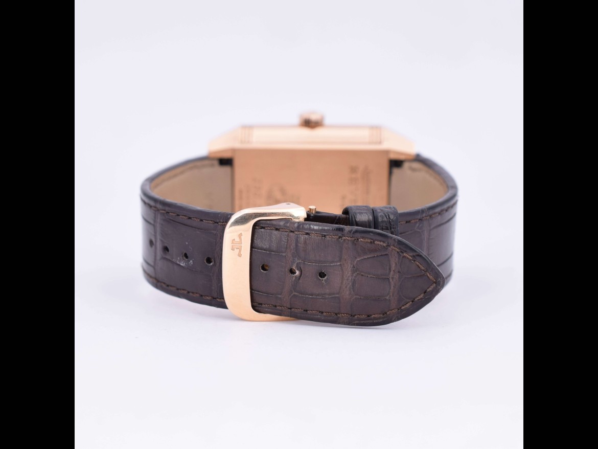 Reverso Squadra Hometime Rose Gold