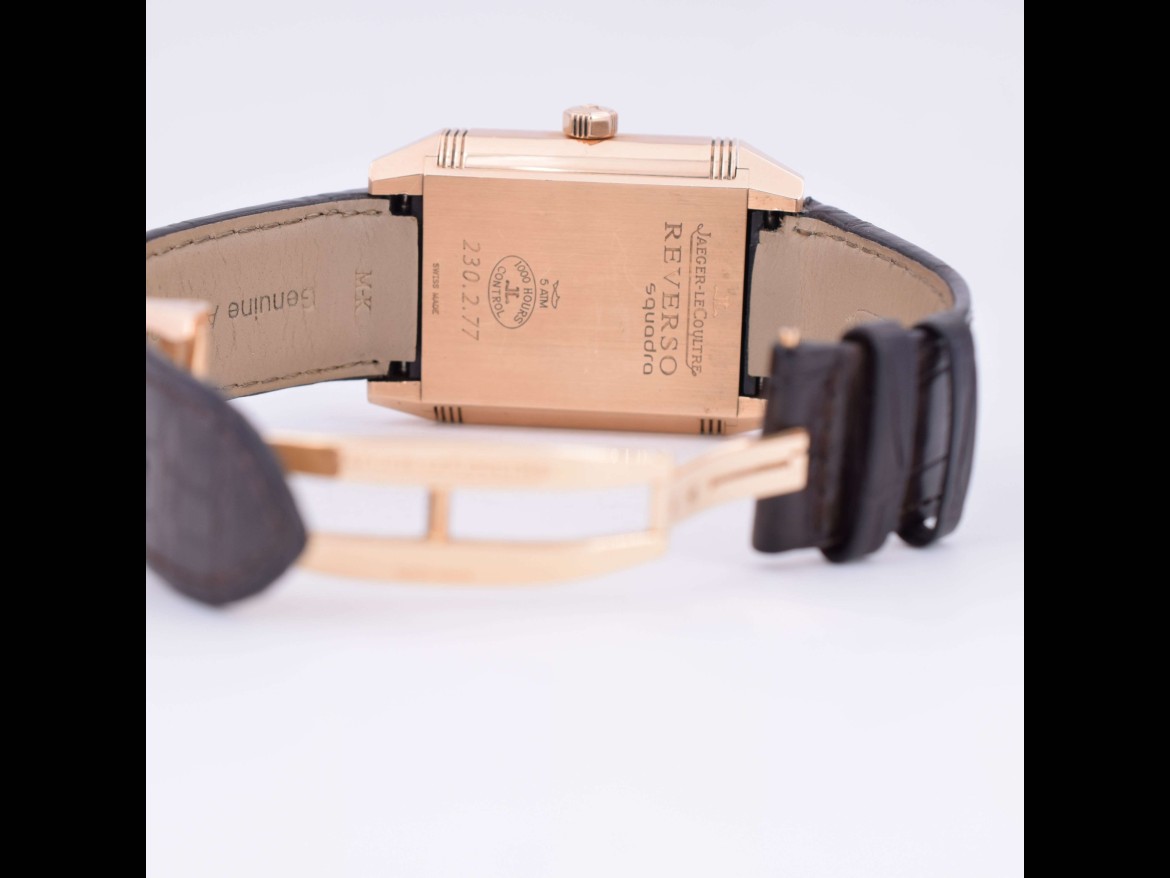 Reverso Squadra Hometime Rose Gold