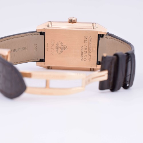 Reverso Squadra Hometime Rose Gold